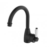 Round Matte Black Sink Mixer